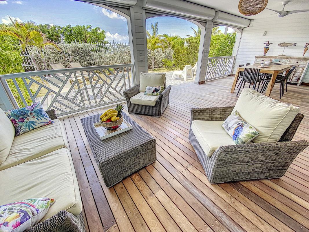 A louer appartement Front de mer BO Saint Martin-terrasse-19